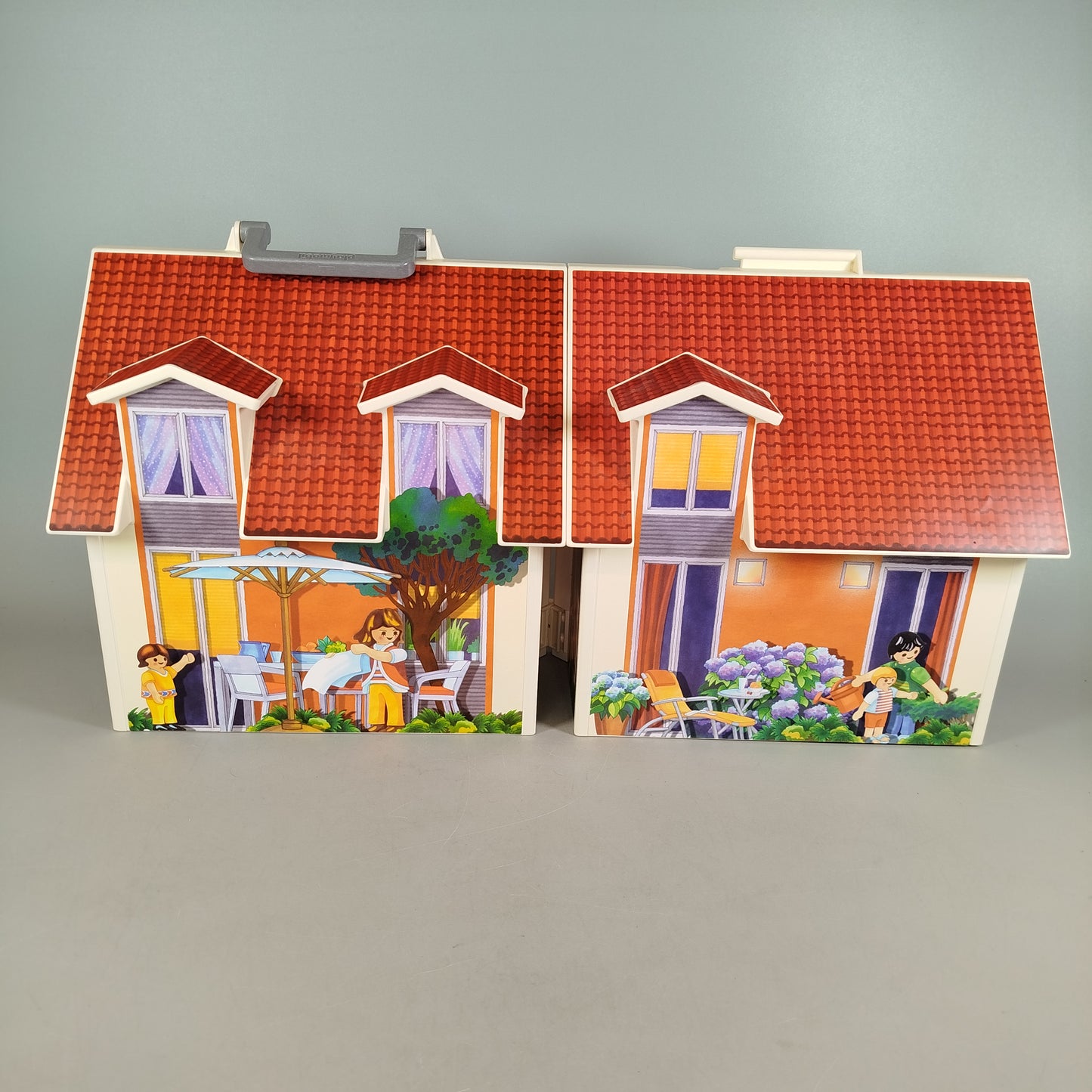 Puppenhaus Spielset – faltbares Haus mit Figuren & Möbeln, gutes Set