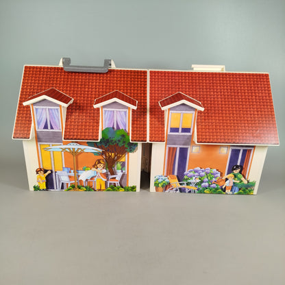 Puppenhaus Spielset – faltbares Haus mit Figuren & Möbeln, gutes Set