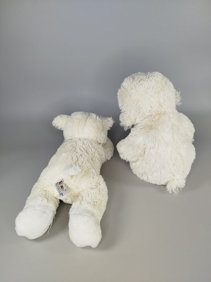 Plüsch Fehn Kuscheltier Schaf Set