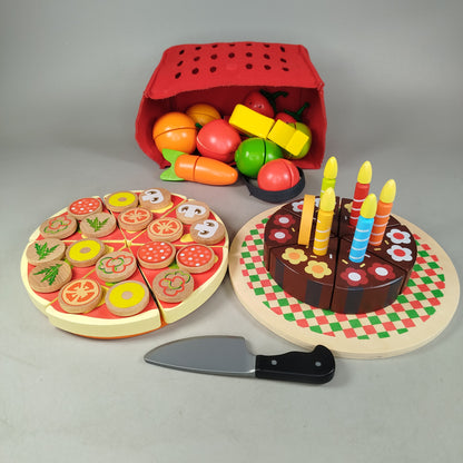 IKEA Bundle Kinderküche Holz Spiellebensmittel