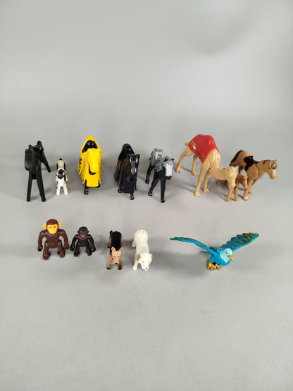 Playmobil Tiere Set von 13 Figuren – Zoo, Bauernhof & Safari