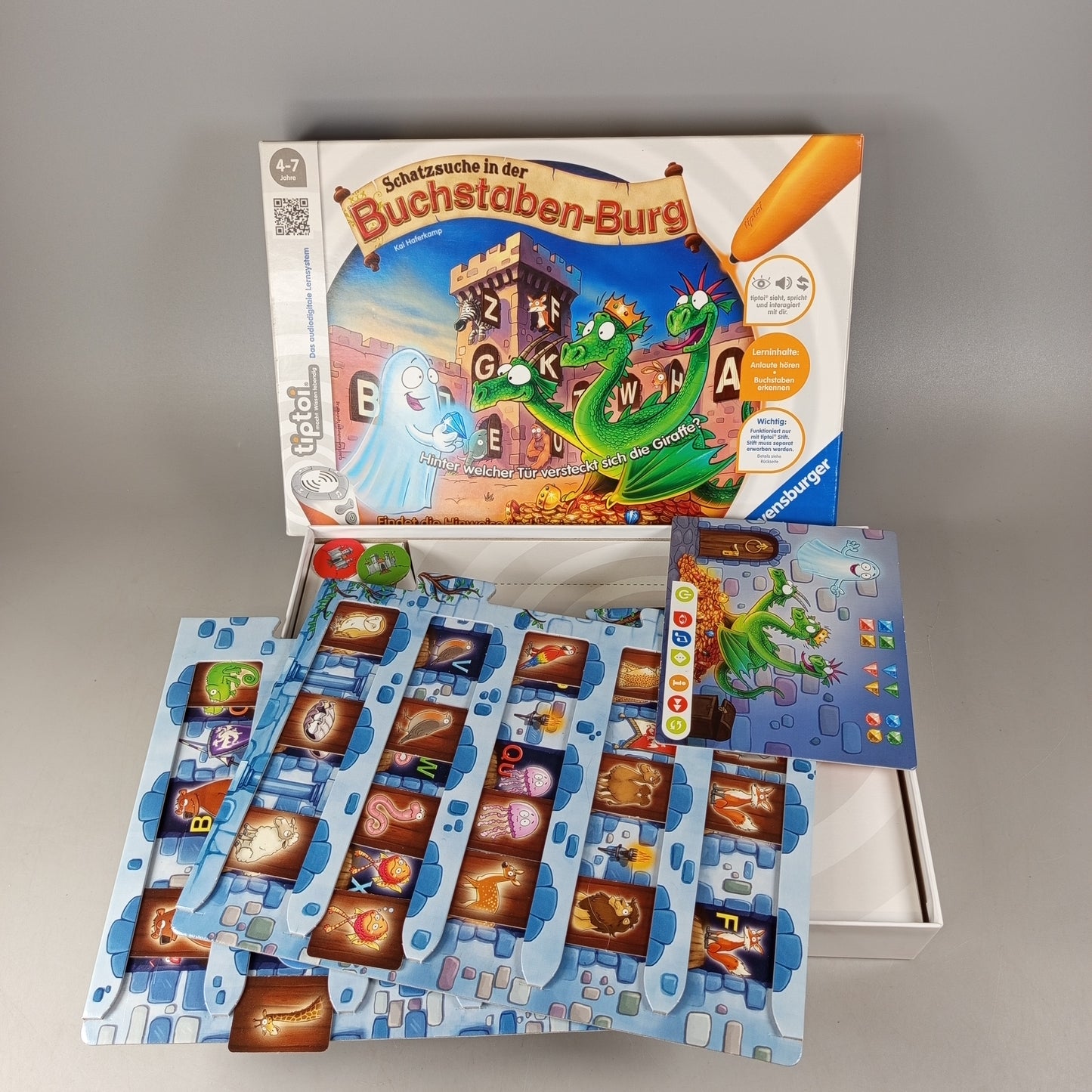 Ravensburger tiptoi Schatzsuche Buchstaben-Burg Lernspiel