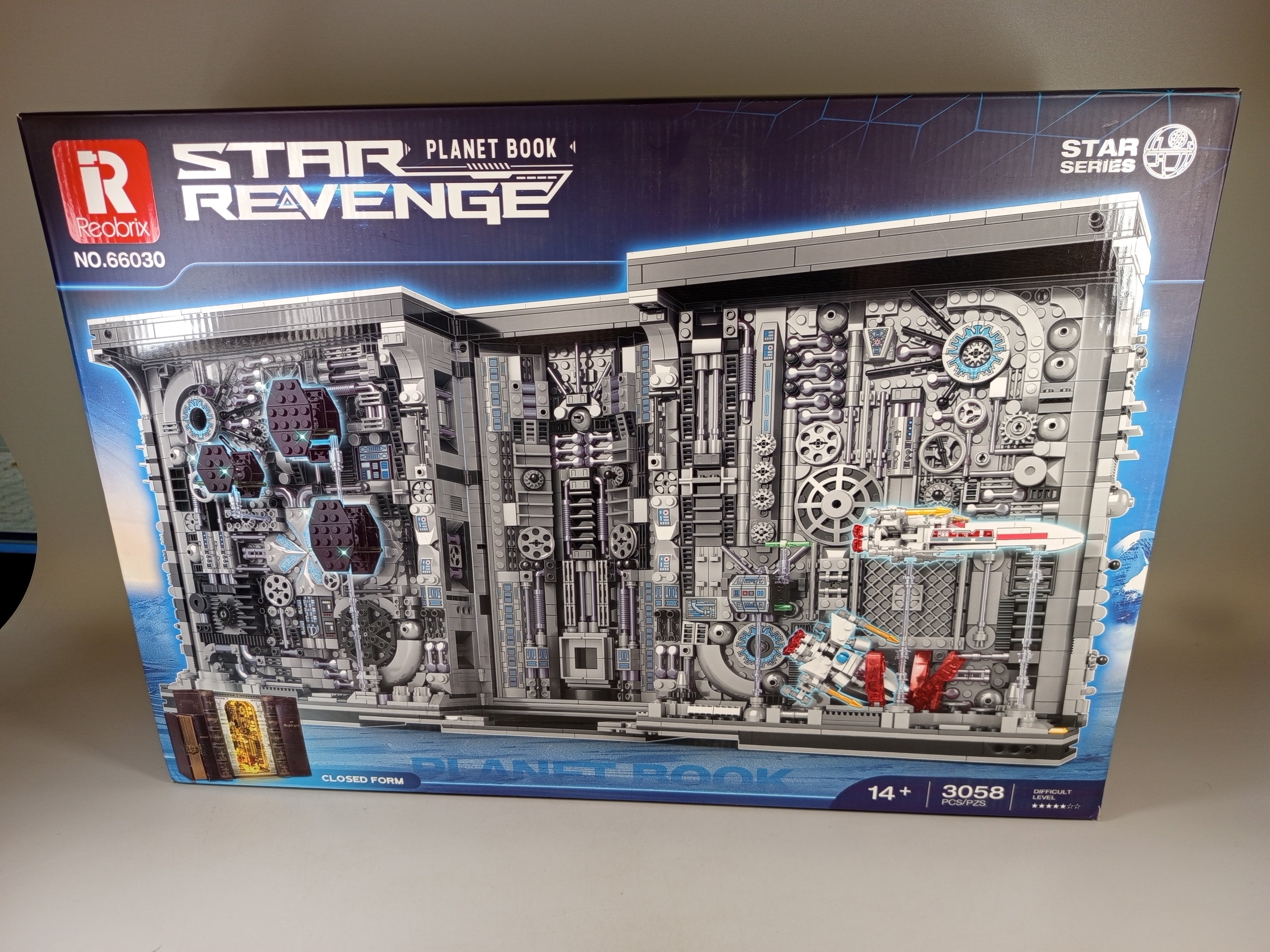 Reobrix Star Revenge Planet Book 66030 Bausteinset, kompatibel mit LEGO