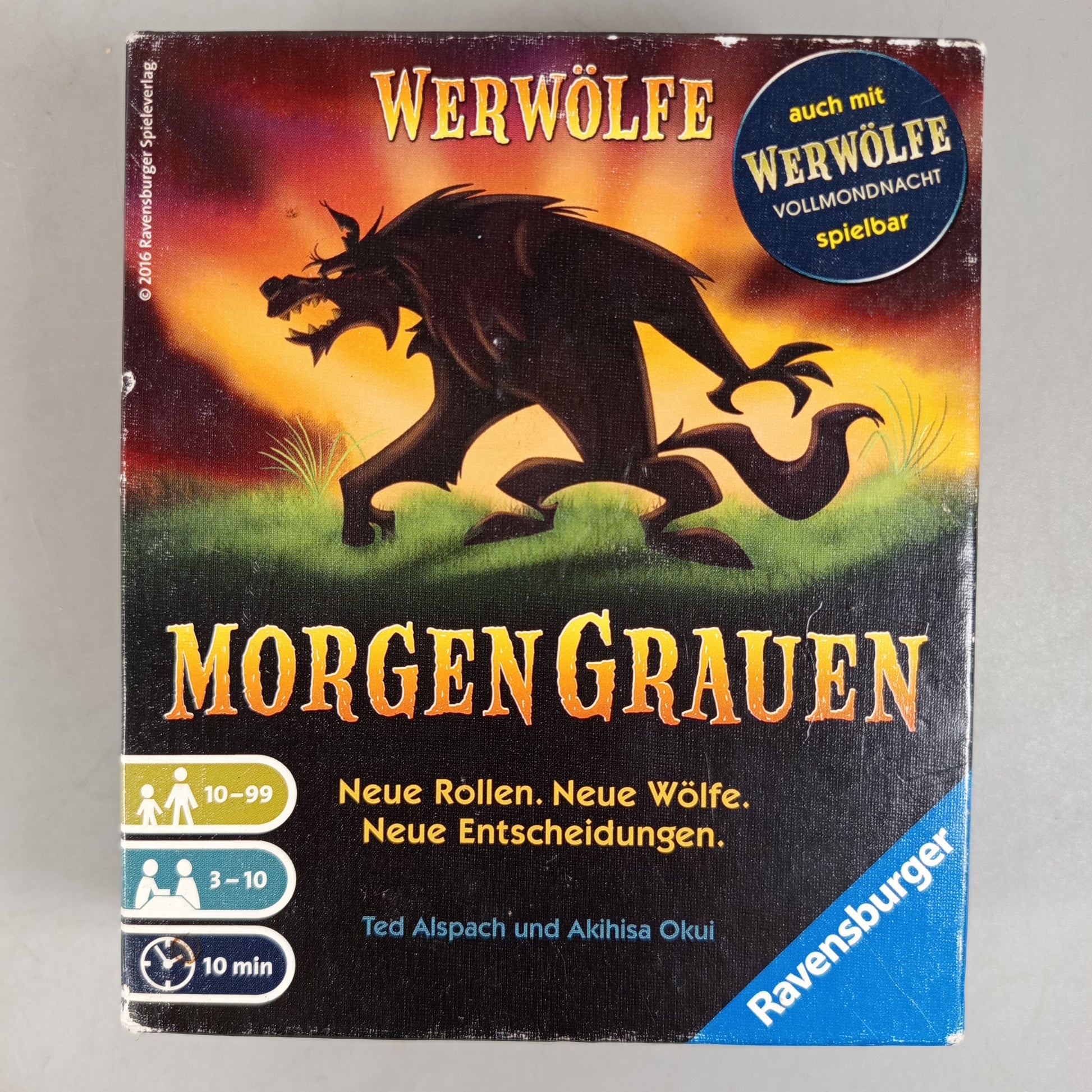Ravensburger Werwölfe Morgengrauen 26729 Kartenspiel, gebraucht, ab 10 Jahre 