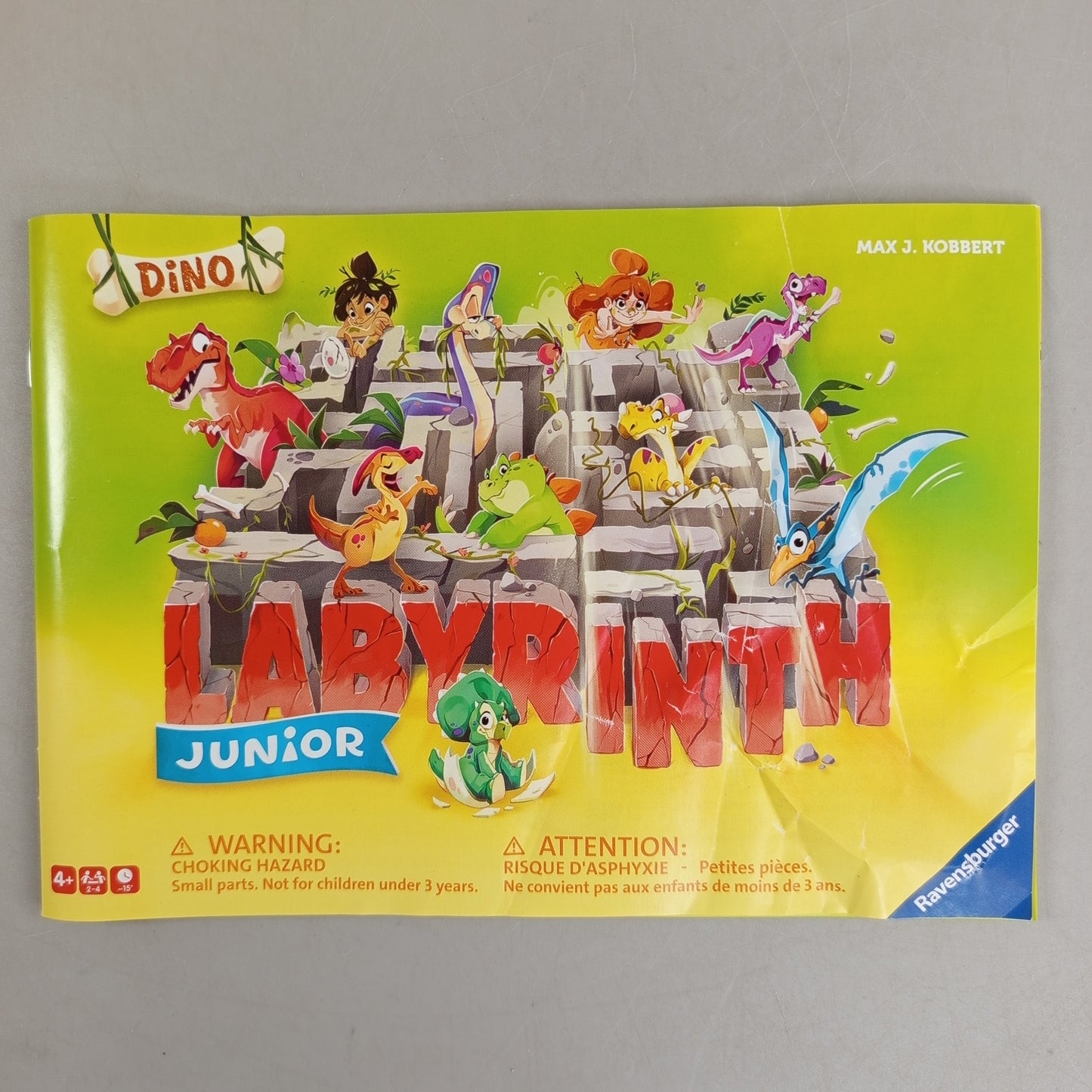 Ravensburger Dino Labyrinth Junior Brettspiel, gebraucht, ab 3 Jahre 