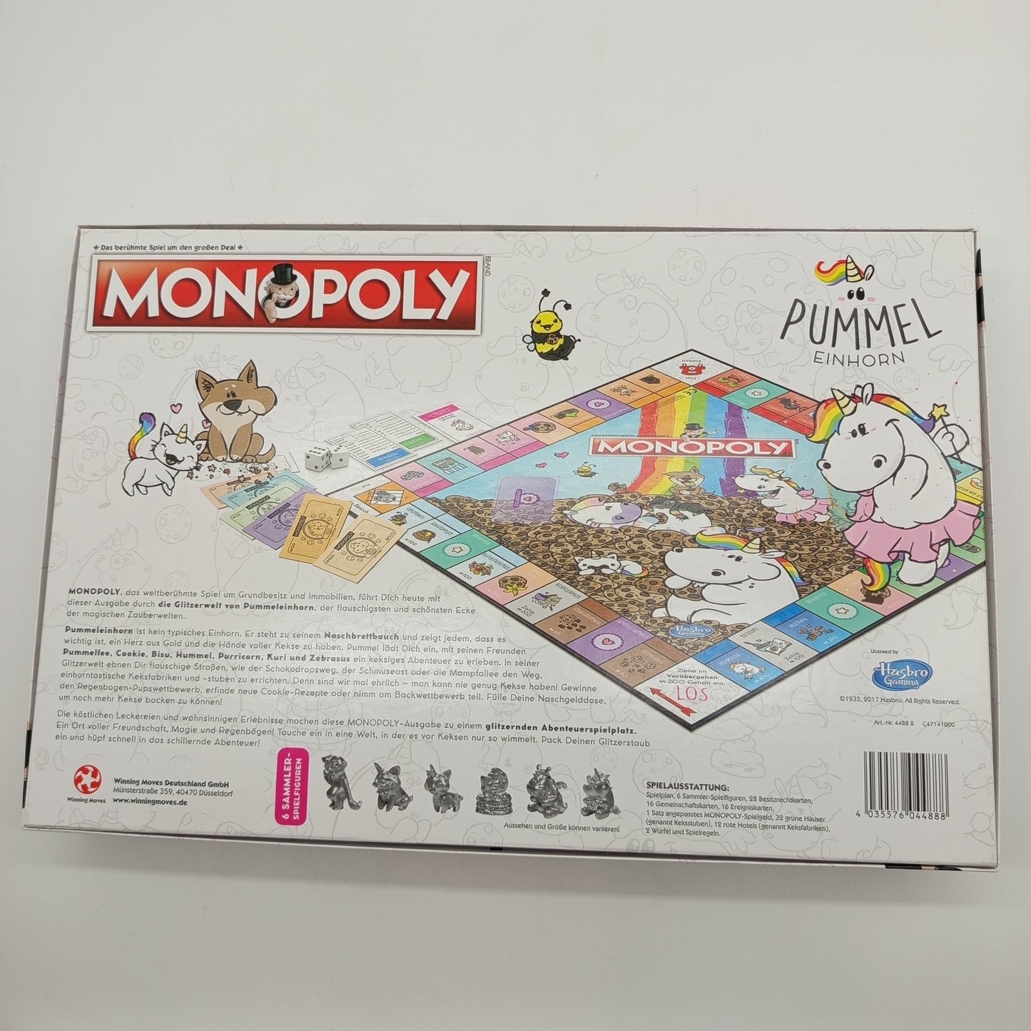 Hasbro Monopoly Pummel Einhorn Brettspiel – Limited Edition, OVP