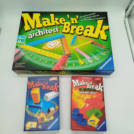 Ravensburger Bundle Make 'n' Break Set von 3 Spiele