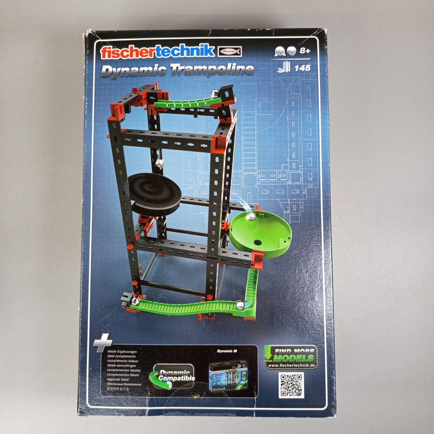 Fischertechnik Dynamic L2 – Kugelbahn-Bausatz mit Anleitung, OVP