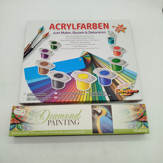 Schipper Bundle Kreativ von 2 Acryl & Diamond Painting Neuwertig