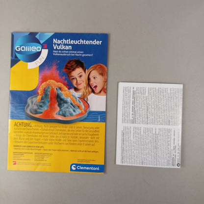 Clementoni Galileo FUN Nachtleuchtender Vulkan Experimentierset