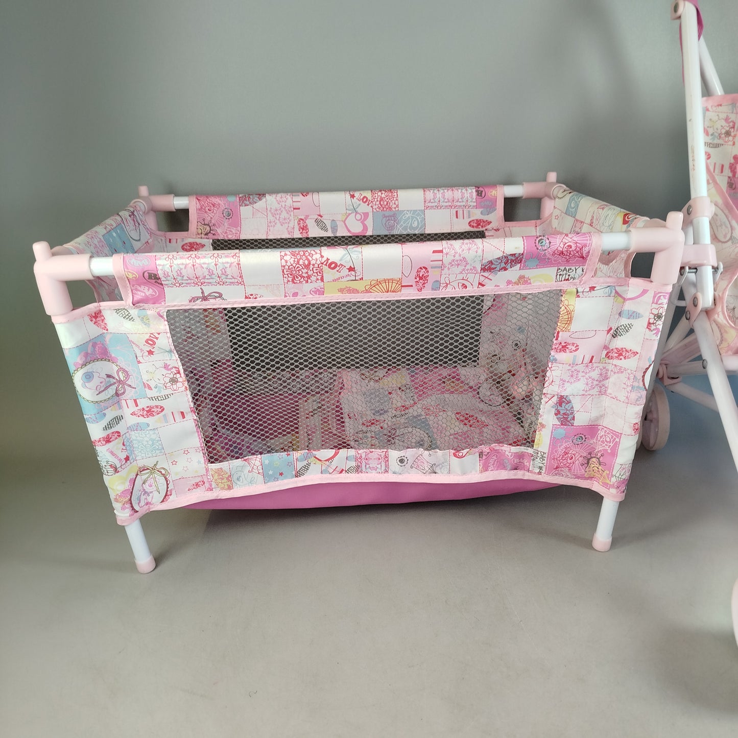 Baby born Bundle von 3 Laufstall, Buggy & Wippe