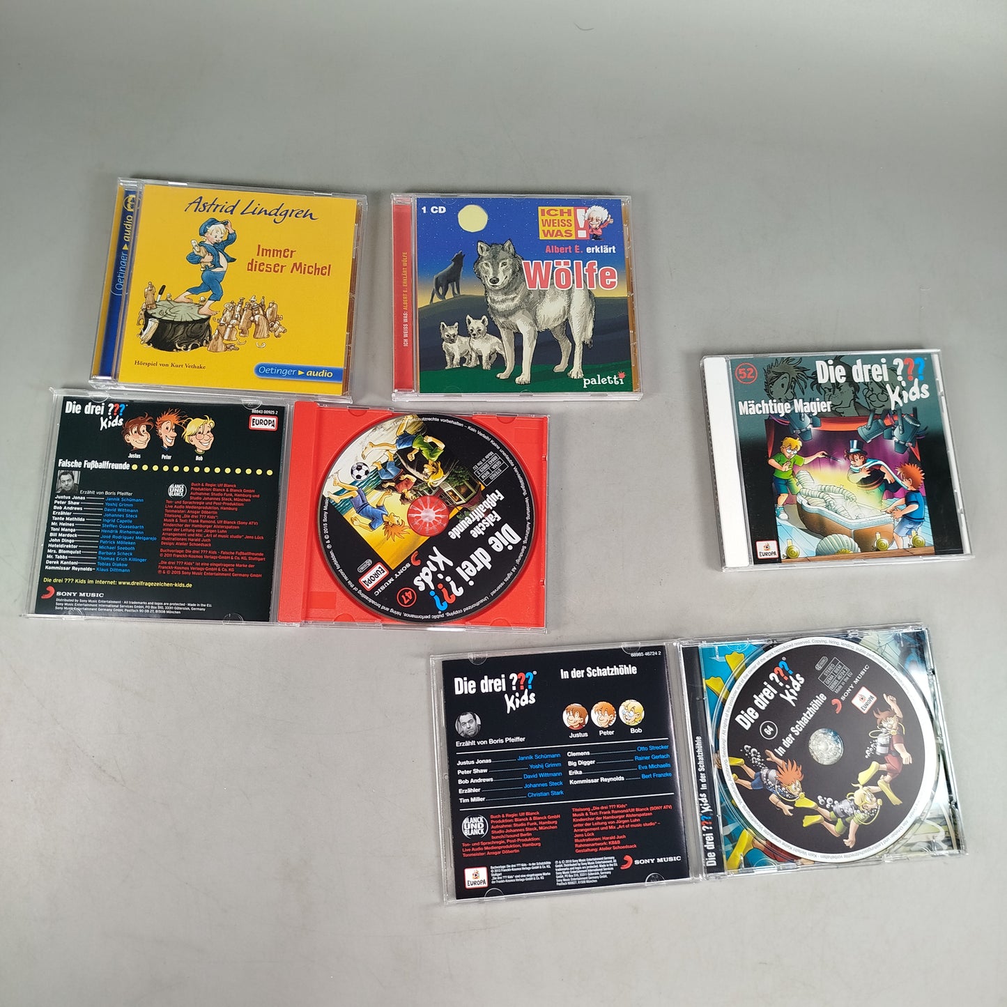 Bundle Die drei ??? Kids & Michel Set von 5 Hörspiel CDs