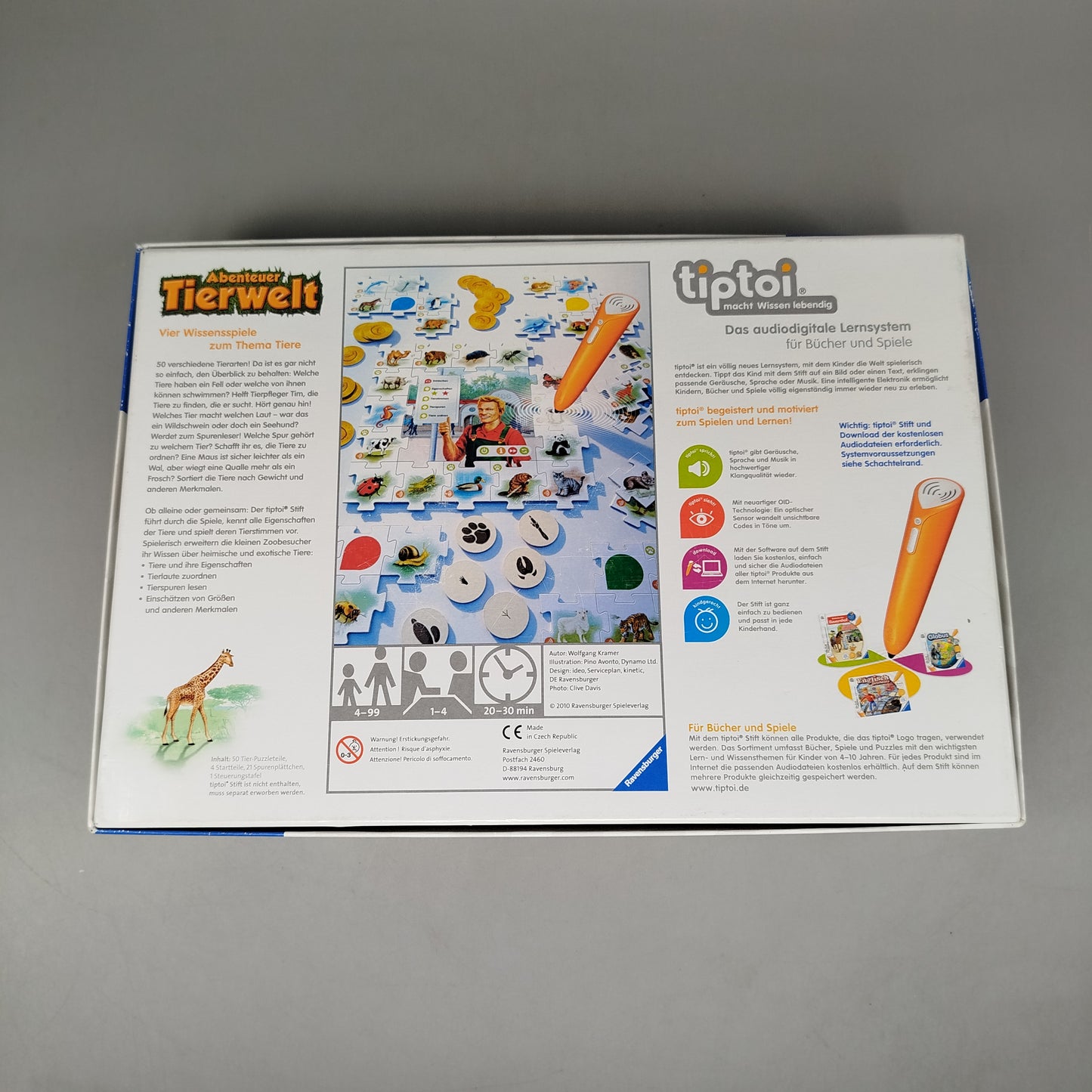 Ravensburger tiptoi Abenteuer Tierwelt Brettspiel 00513