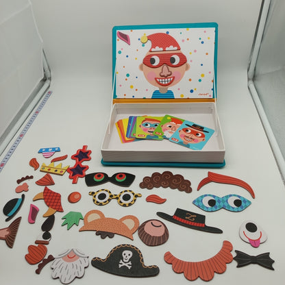 Janod Magnetspiel Magneti’book Crazy Faces