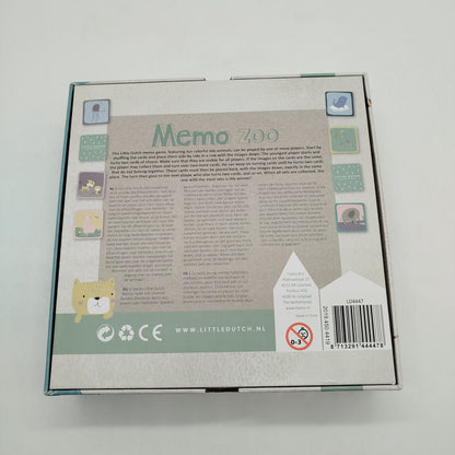 Little Dutch Memo Zoo LD4447 Gedächtnisspiel