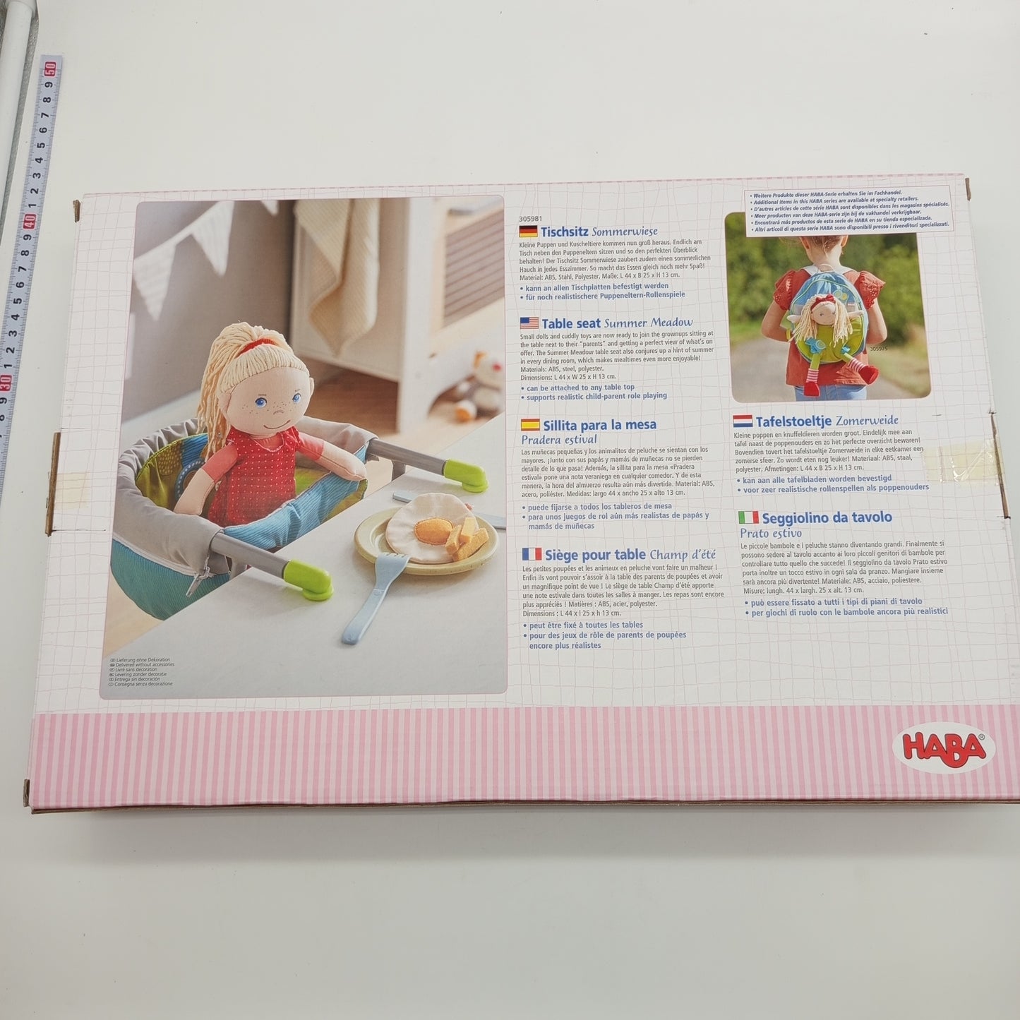 HABA Puppen-Tischsitz Sommerwiese, OVP