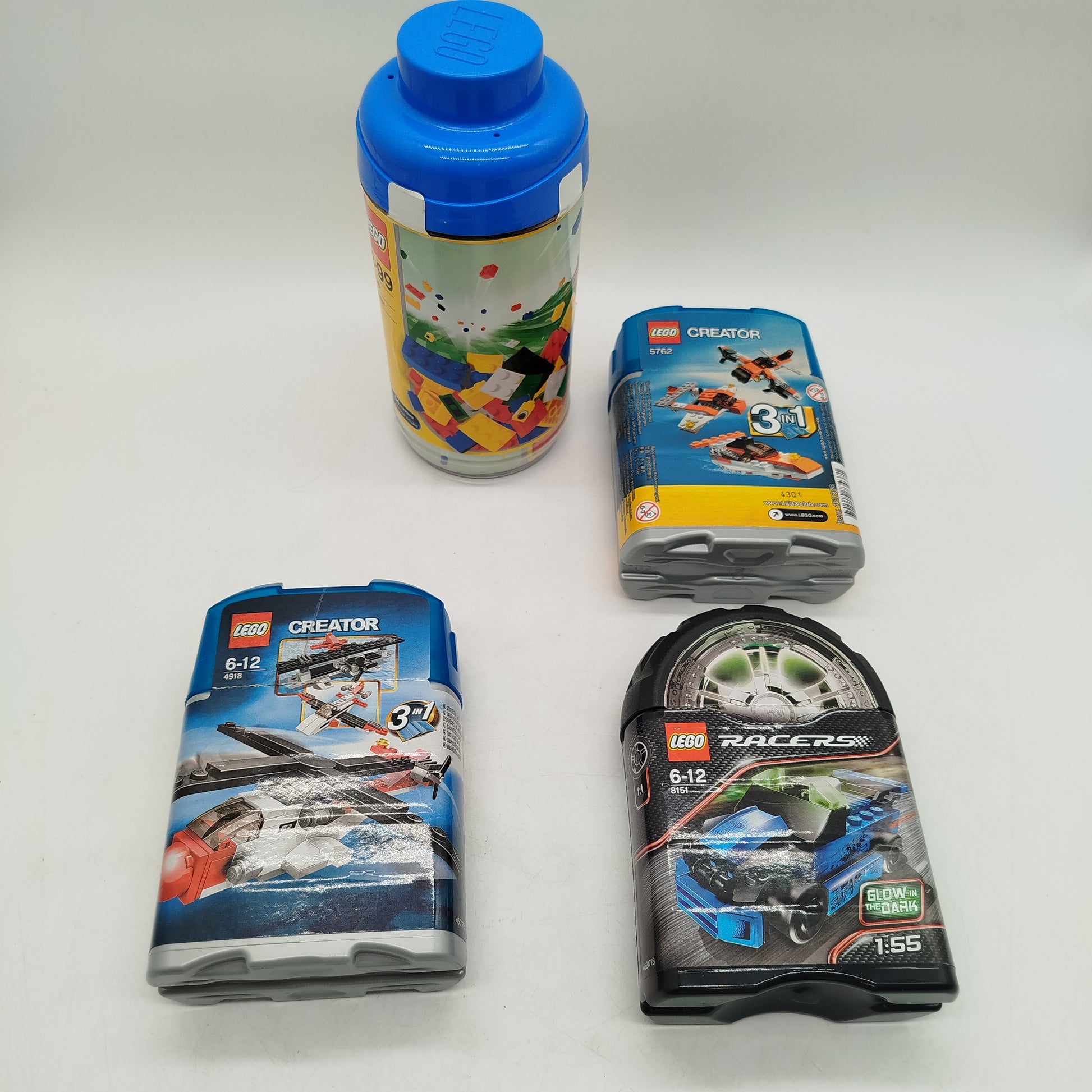 LEGO Bundle Creator 5762 4918 Racers 8157 Set von 4 Sets & Auto ab 6 Jahre 