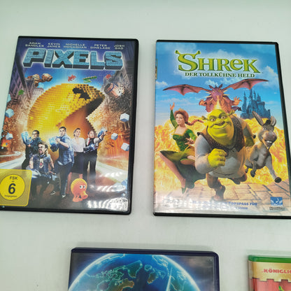 Bundle Shrek Cars Pixels Set von 5 DVDs