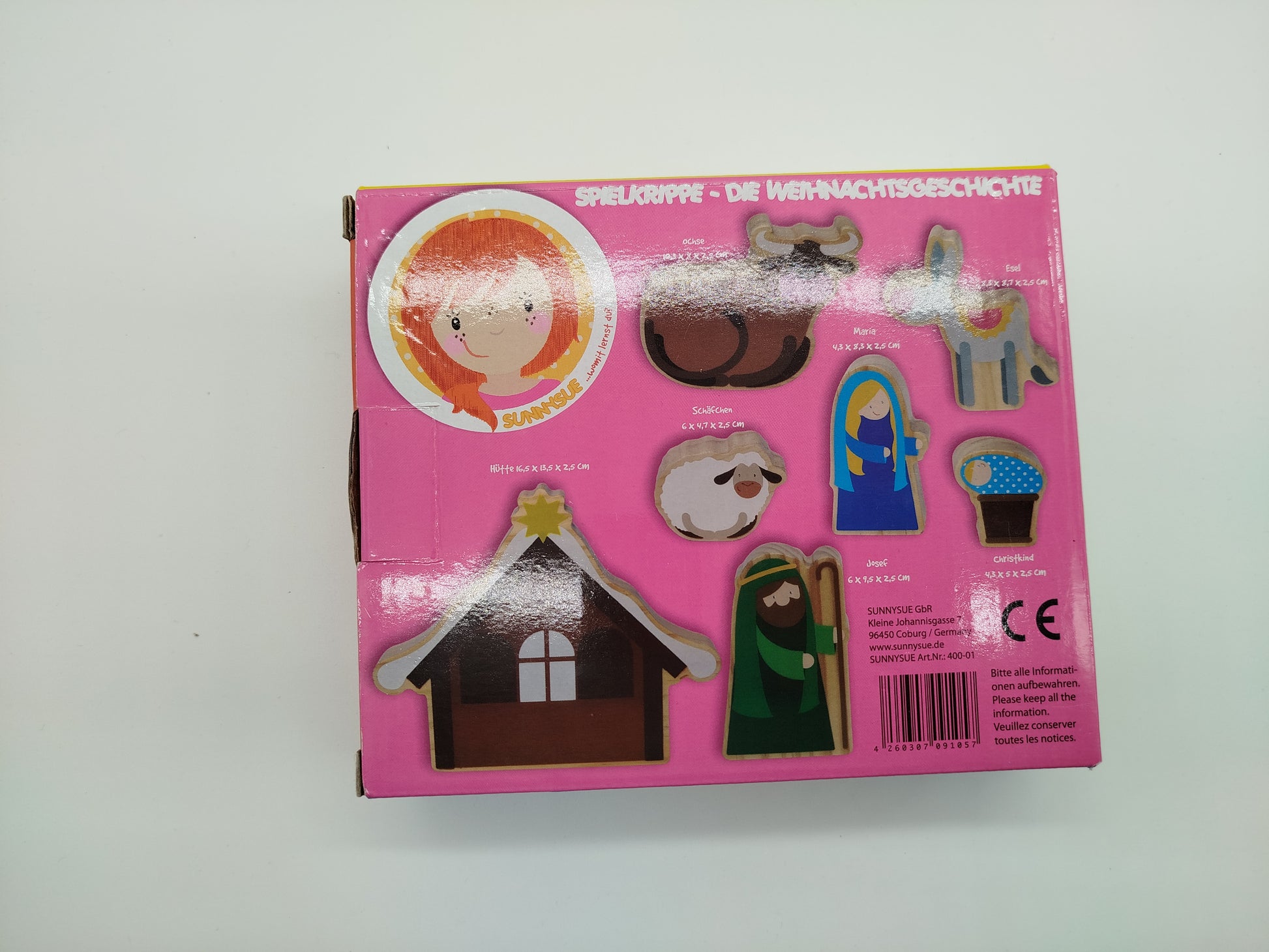 SunnySue Holzspielzeug - Krippenspiel - Set 7-teilig