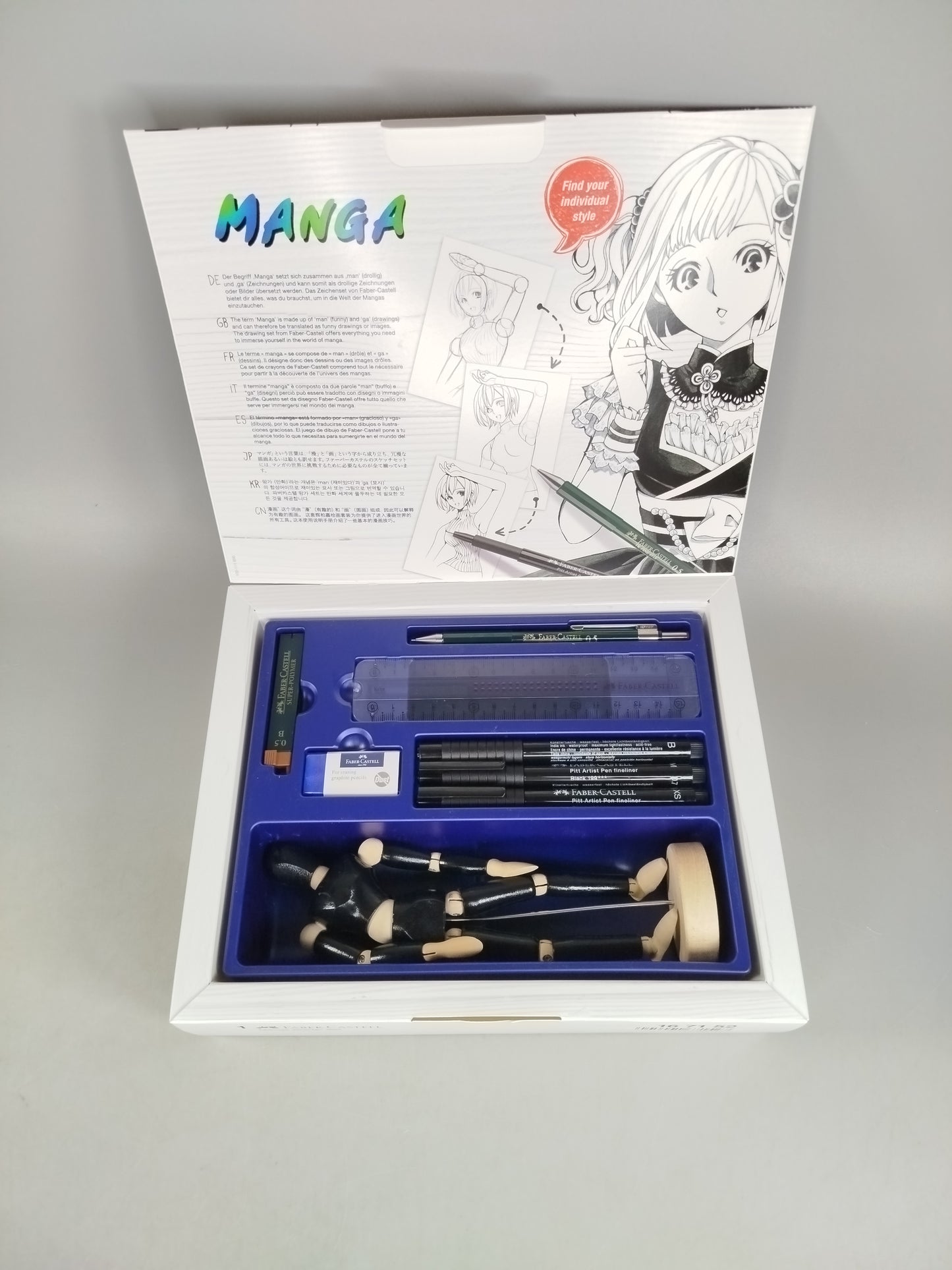 Faber-Castell Manga Starter Set – Kreatives Zeichen-Set, OVP