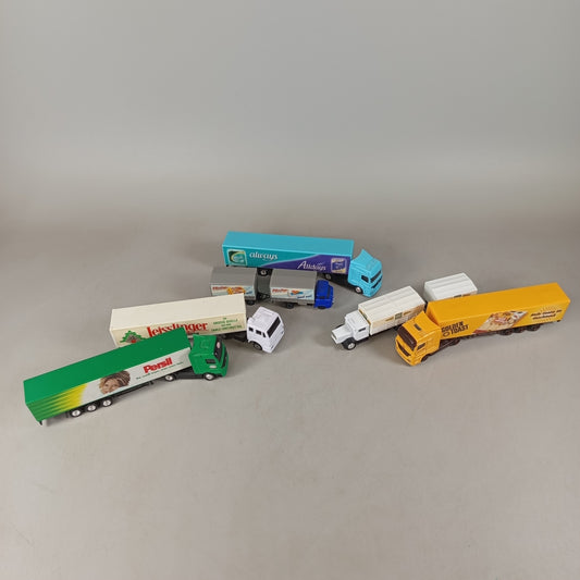 Bundle Werbe Trucks 6x Mini Trucks