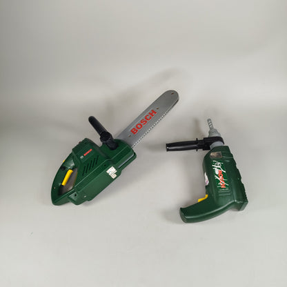 Bosch Werkzeug-Set – Motorsäge & Bohrmaschine Spielzeug Set