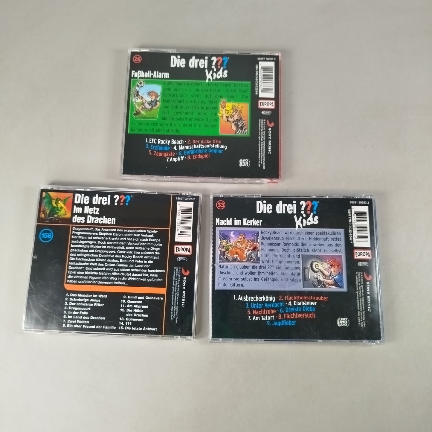 Europa Bundle Die drei ??? & Kids 3x Hörspiel CDs