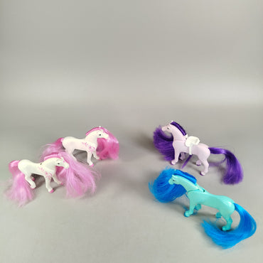 Bundle Playmobil 🙂🏠 x5 Pferde Figuren, gebraucht, ab 3 4 5 Jahre | ✅ geprüft 