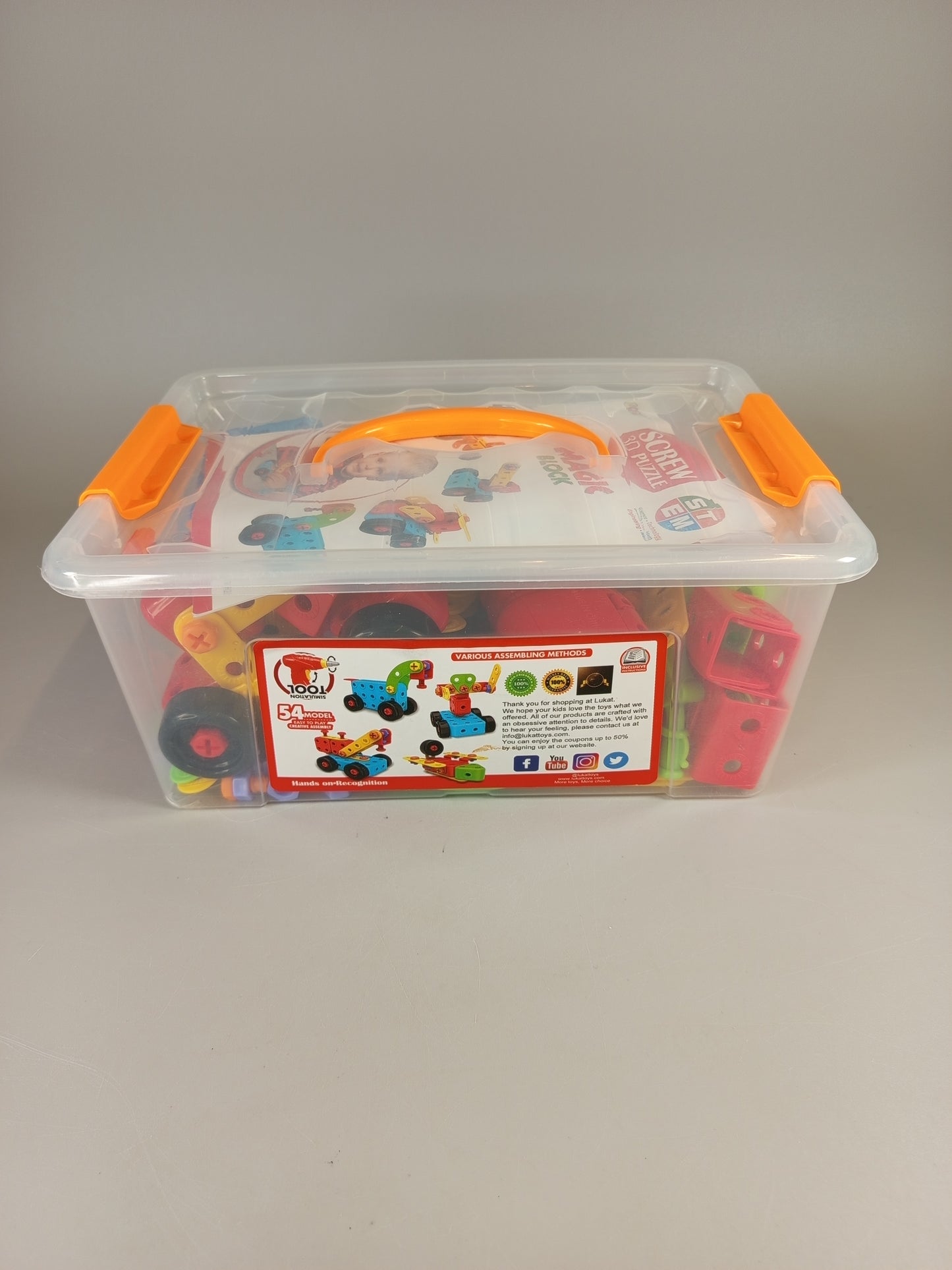 Lukat Konstruktionsspielzeug - 3D Schraubspiel