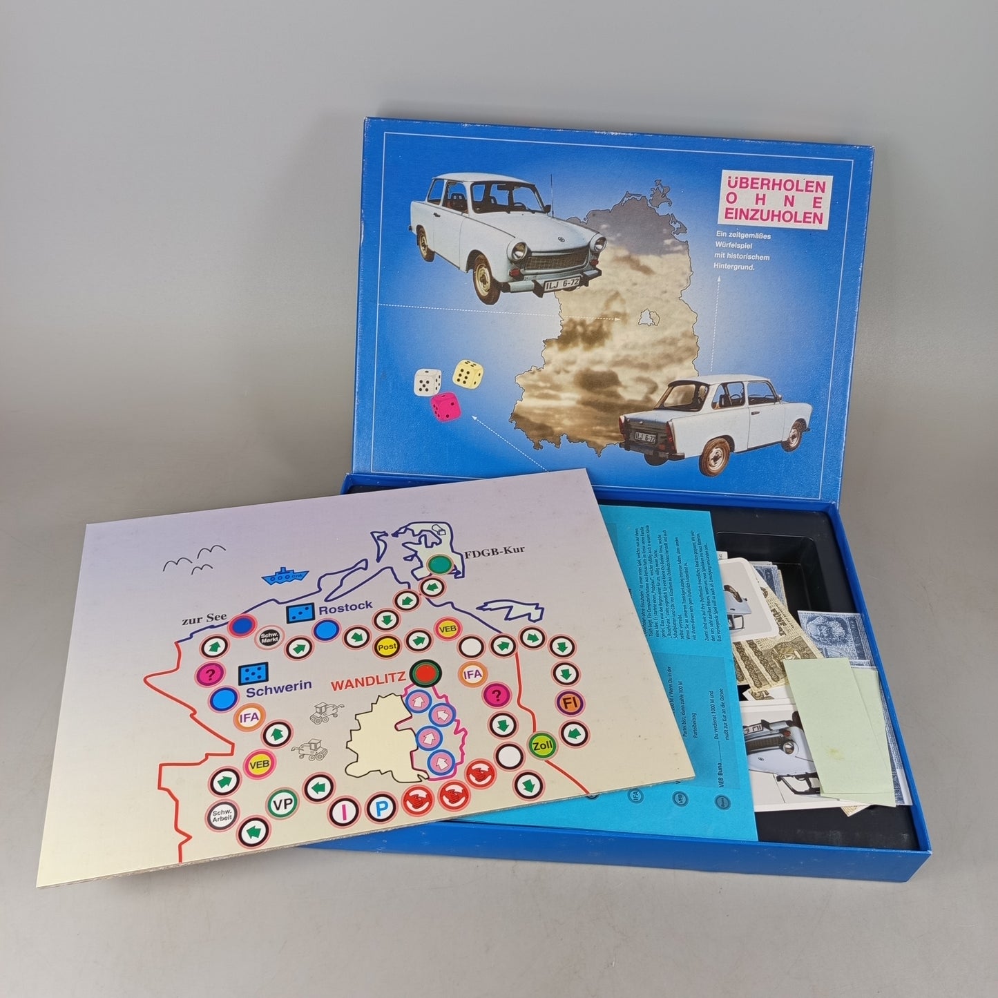 Buschfunk Überholen ohne Einzuholen Brettspiel, gebraucht, ab 10 Jahre 