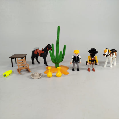 Playmobil Western Stadt mit Sheriff- und Bankgebäude