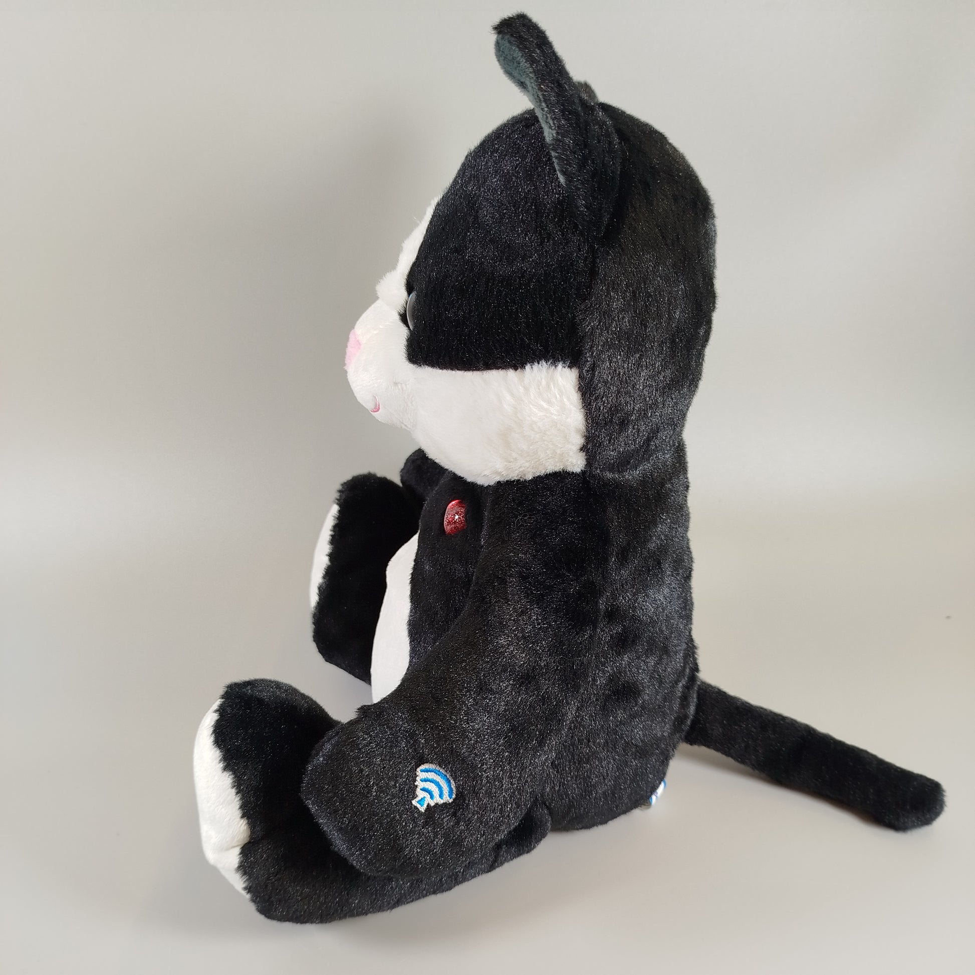 CloudPets Stofftiere- Katze Schwarz-Weiß
