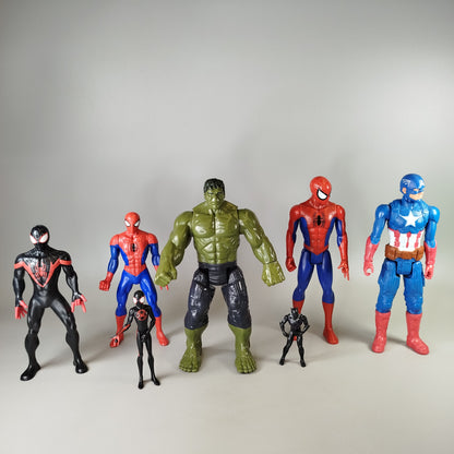 Hasbro Marvel Actionfiguren Set von 7 – Spider-Man, Hulk