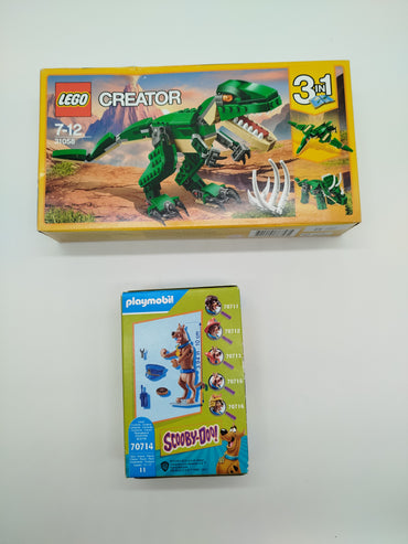 Spielset - Creator Dinosaurier und Playmobil Scooby-Doo!