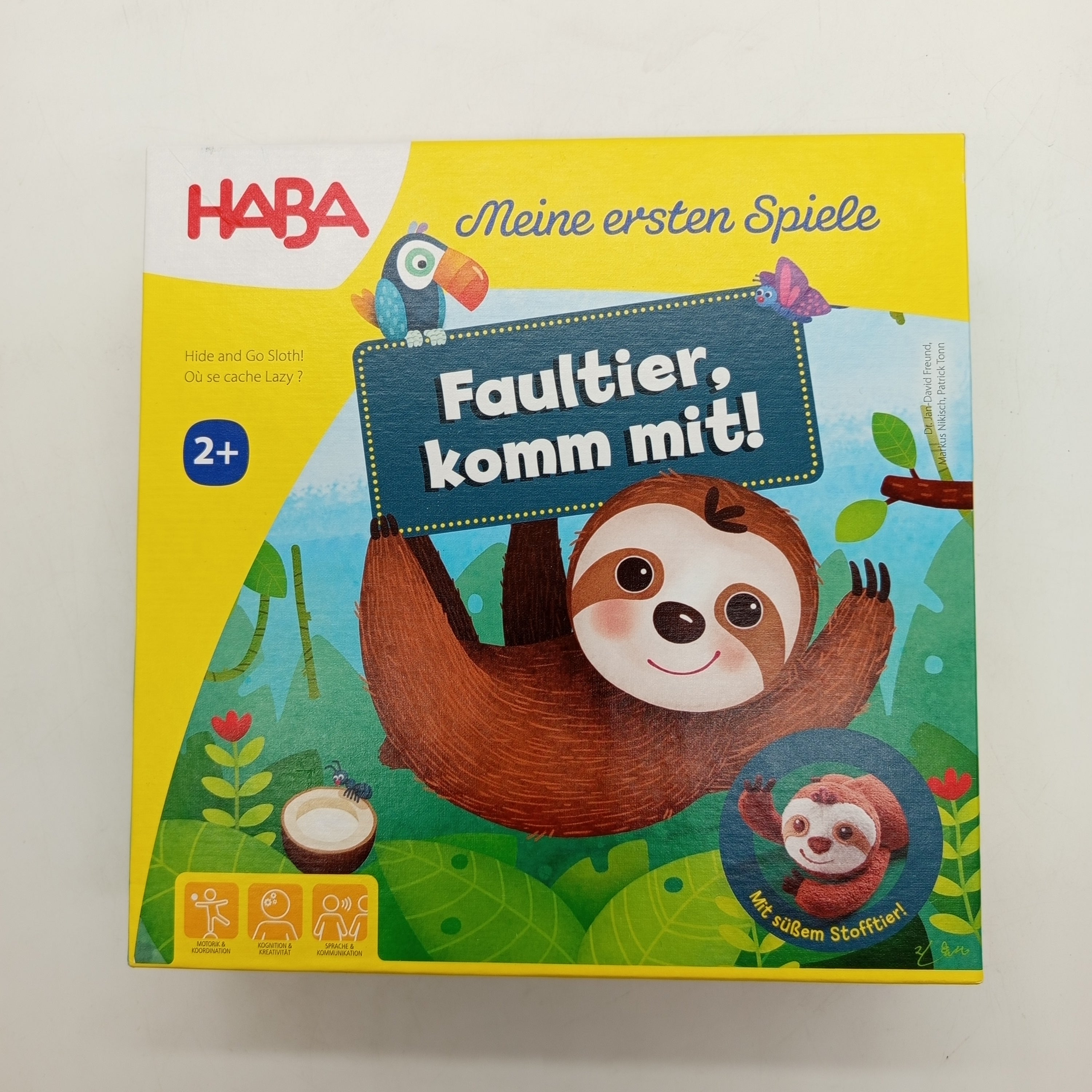 HABA Faultier, komm mit! Brettspiel, gebraucht, ab 3 4 5 Jahre | ✅ geprüft 
