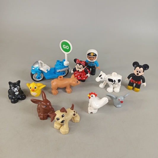 Lego Duplo Bundle Polizei Bauernhof 12 Figuren, ab 3 4 5 Jahre | ✅ geprüft 