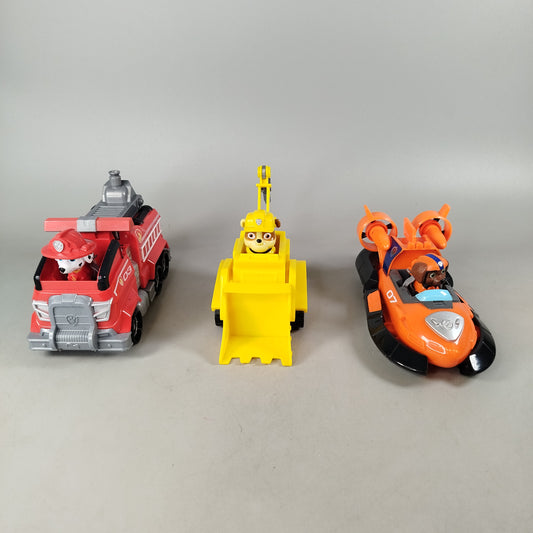Paw Patrol Bundle Set von 3 Rettungsfahrzeuge ab 3 4 5 Jahre | ✅ geprüft 