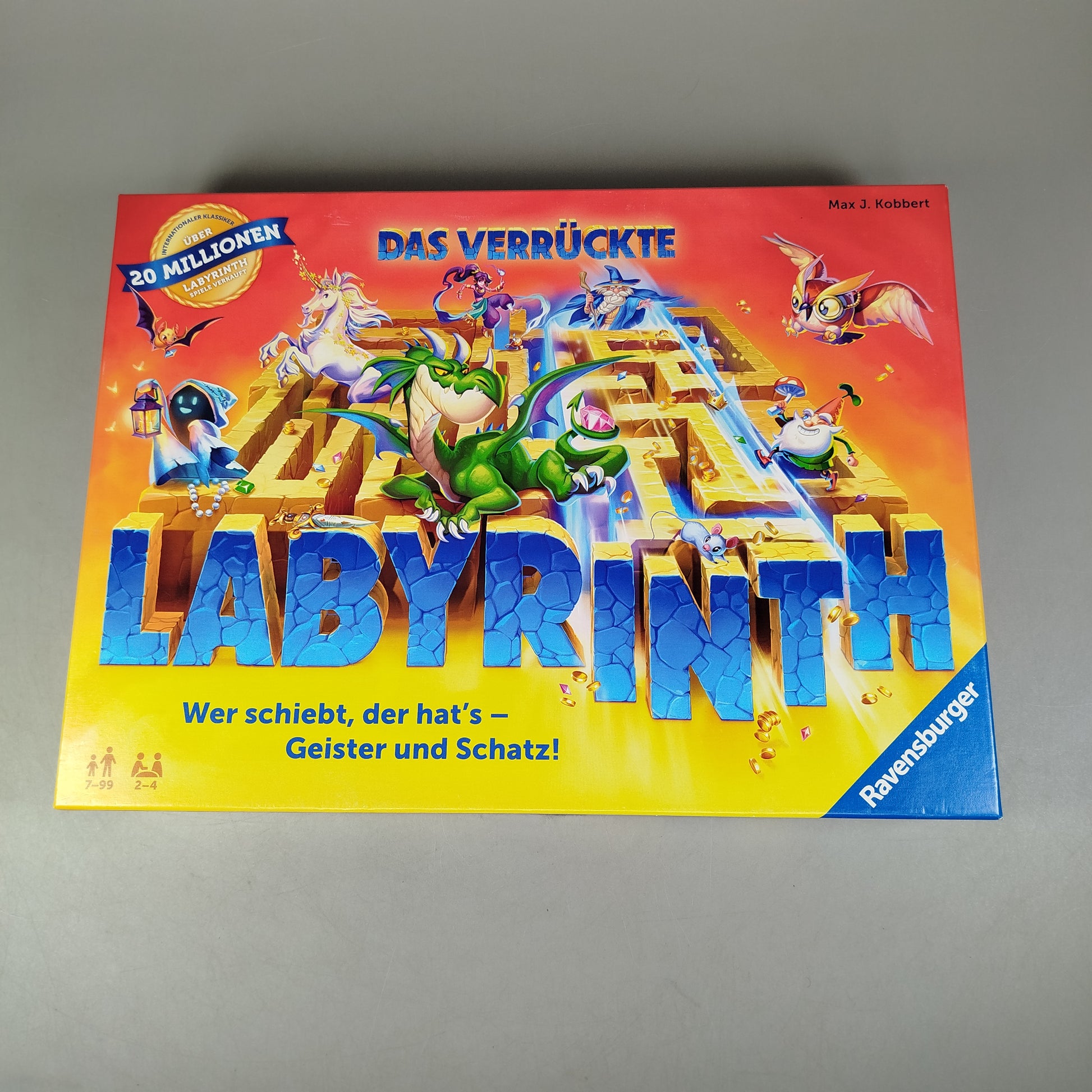 Ravensburger Das verrückte Labyrinth Brettspiel, wie neu, ab 6 Jahre 