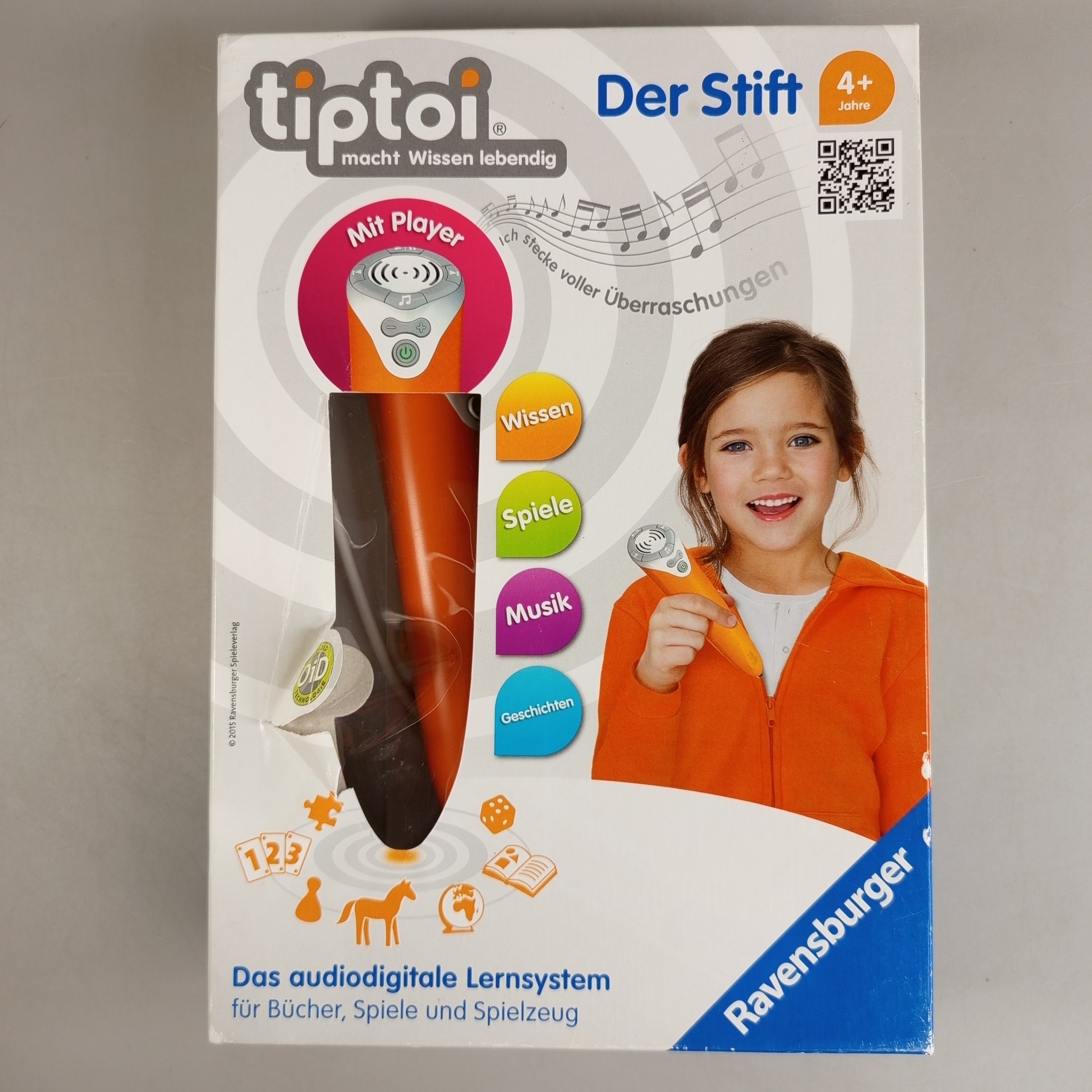 Ravensburger tiptoi Interaktiver Lernstift mit Audio-Player, OVP