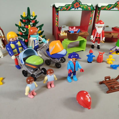 Playmobil Weihnachtsmarkt & Krippenspiel Set – Figuren & Zubehör