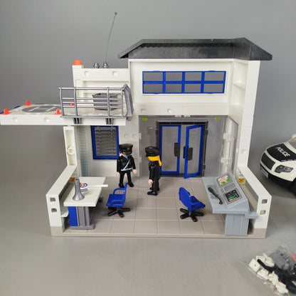 Playmobil Bundle Polizei Station Auto Heli ATV, ab 6 7 8 Jahre | ✅ geprüft 