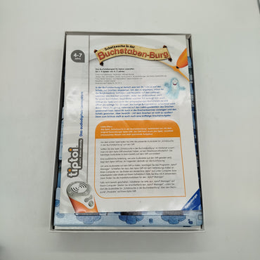 Ravensburger tiptoi Schatzsuche Buchstabenburg Brettspiel, gebraucht, ab 3 Jahre 