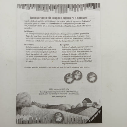 Ravensburger Brettspiel – Sau-Bande! Reaktionsspiel ab 4 Jahren, OVP