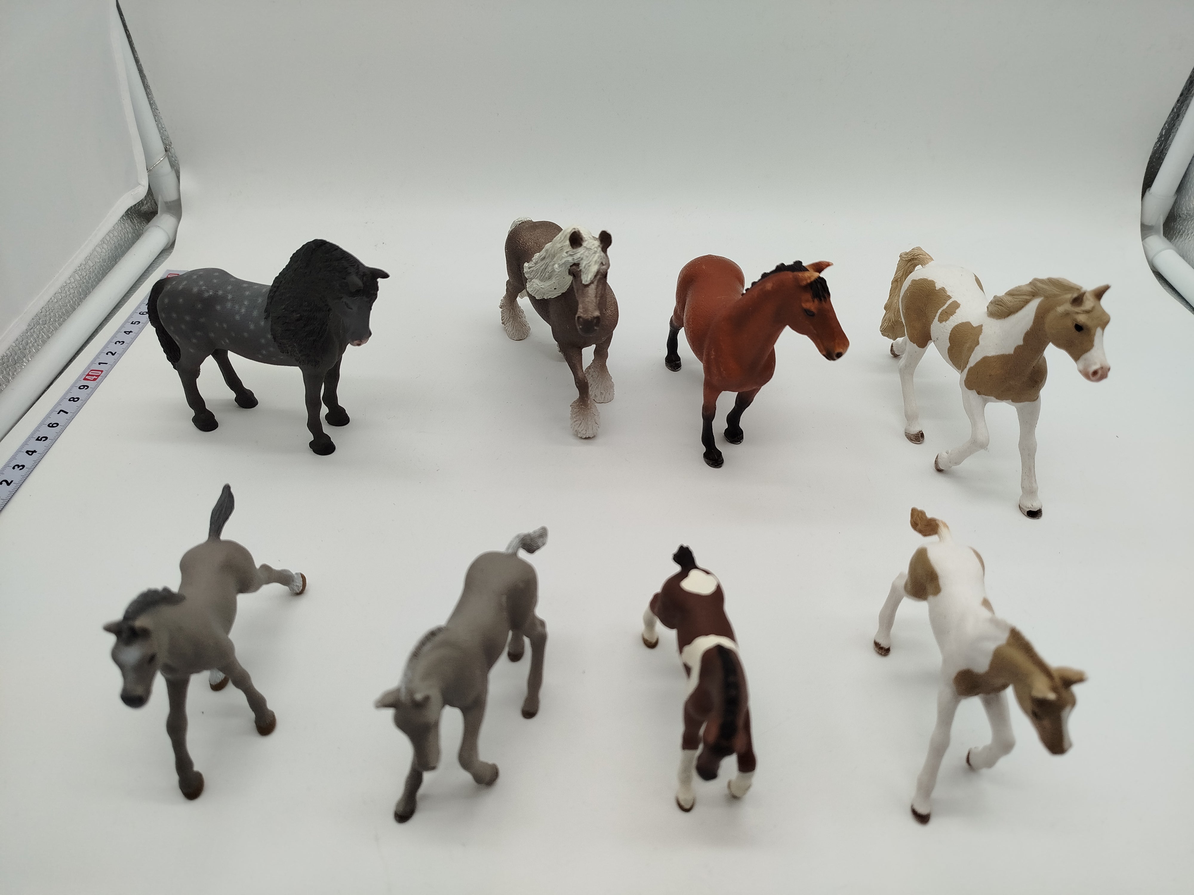 Schleich Pferdefiguren Set von 8