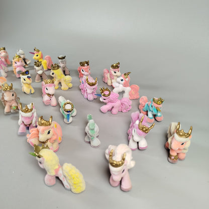 Fantasy Pony Figuren Set – Kronen, Einhörner, Flügel