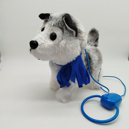Pitter Patter Pets Roboter-Kuschelhund mit Fernbedienung – Husky Design