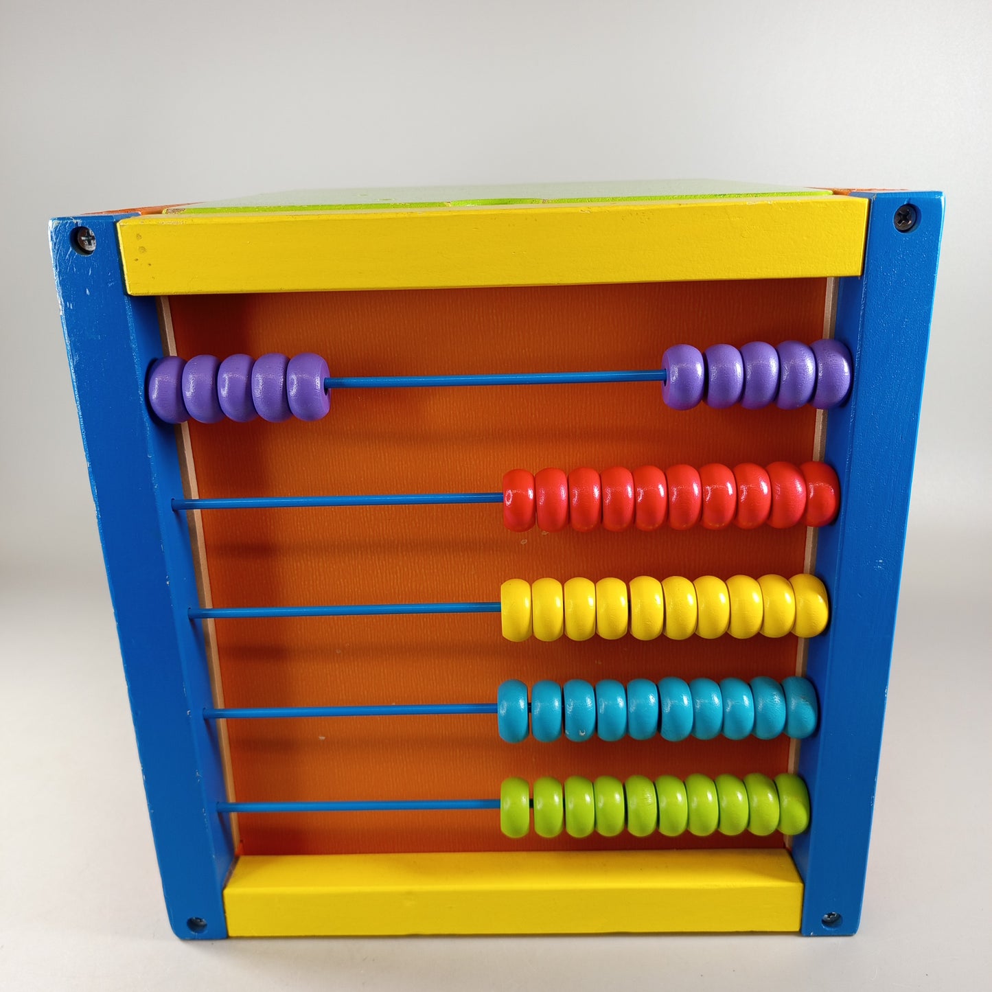 Holz Aktivitätswürfel – Motorikspielzeug mit Xylophon & Kugelbahn