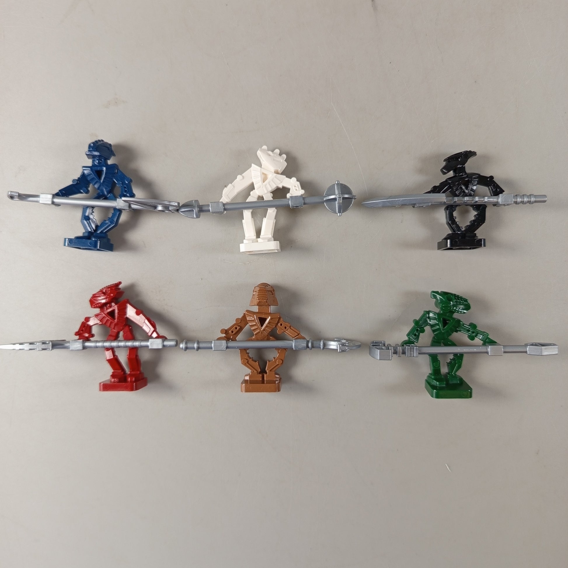 LEGO Bundle Krieger 7x Figuren, gebraucht, ab 6 7 8 Jahre | ✅ geprüft 