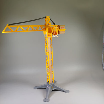 BRIO Baukran mit Bauarbeiterfigur, Spielzeugkran Set