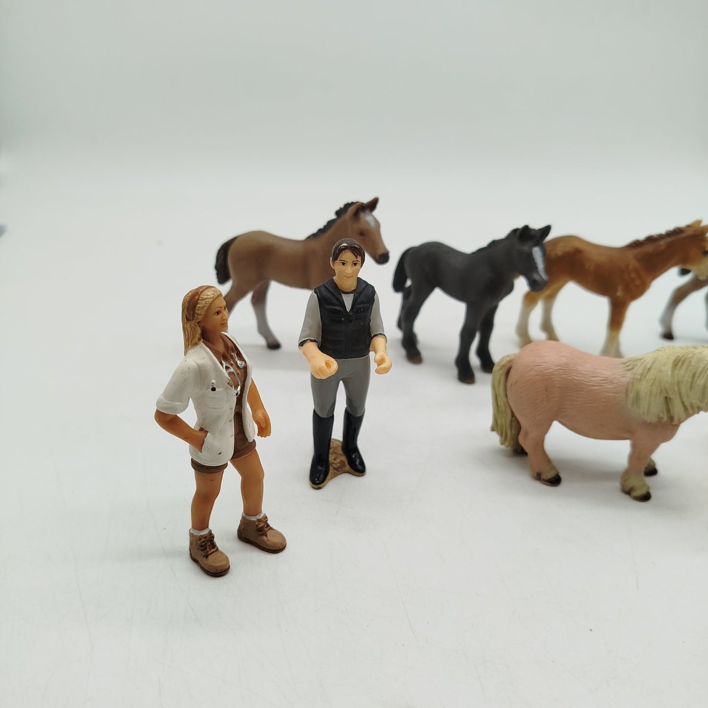 Schleich Bundle Tiere & Menschen 8tlg. Figuren